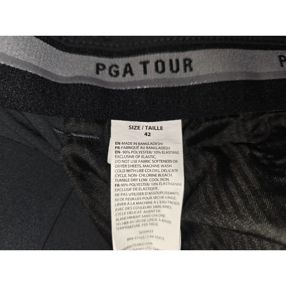 Perry Ellis Shorts Mens Size 42 PGA Tour Black Golf Sports Wear